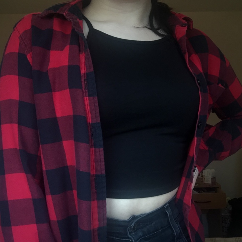 Red flannel with back detailing🦋